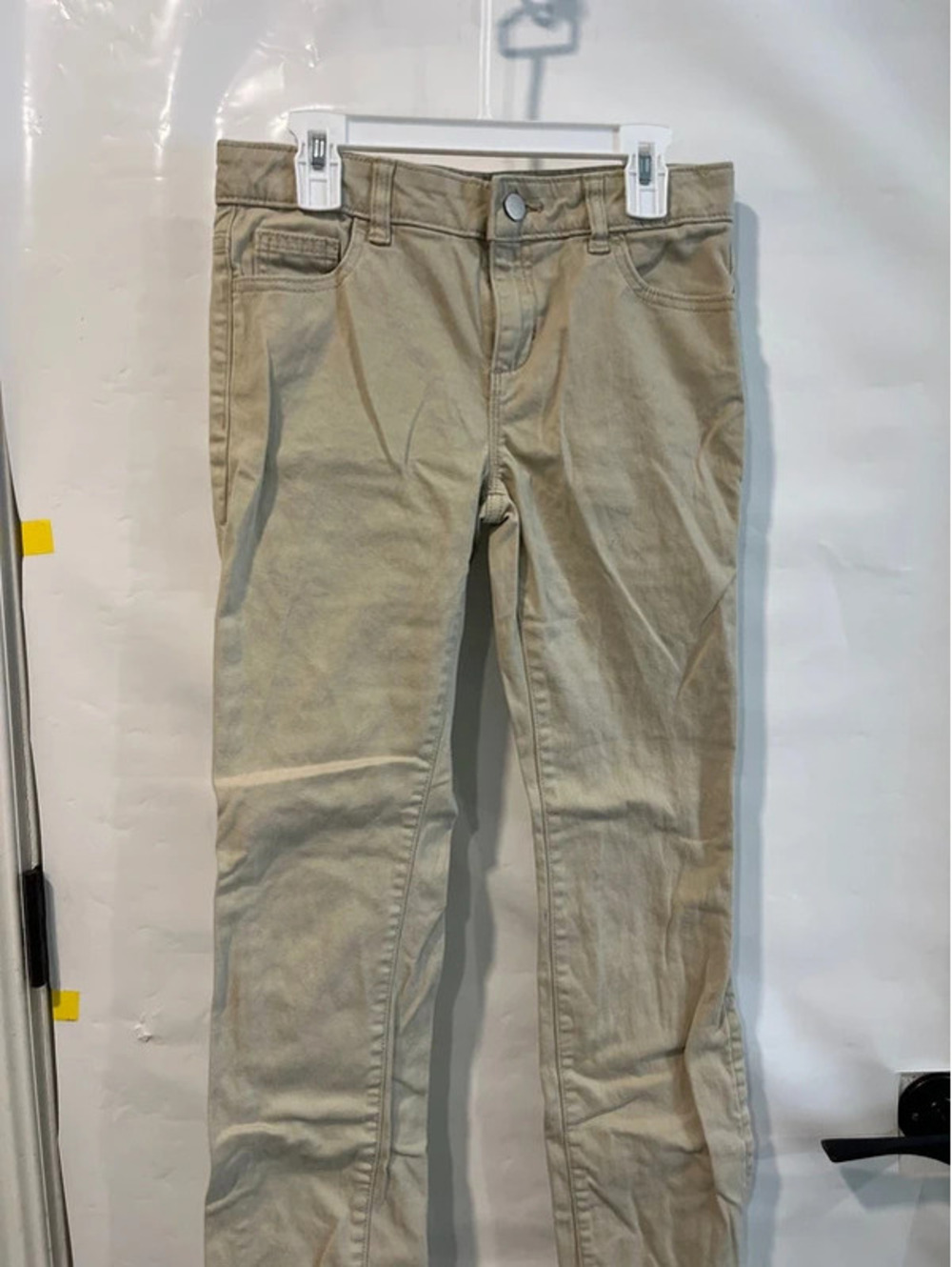 Girls size 12 straight beige pants
